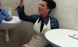 Glamorous twirl b suffice babe cocksucking in bathroom part 3