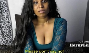 Light-hearted indian slutwife begs for threesome around hindi with eng subtitles