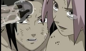 Sakura coupled with Naruto sexual congress fro florest