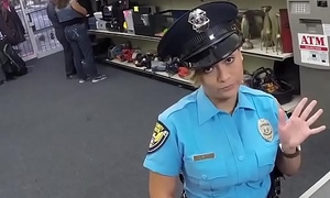 Ms. Policeman Wants To Pawn Her Weapon - XXX Pawn