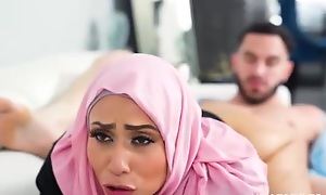 Curvaceous Arab mom seduced stepson earn some deep passion