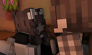 Maid rides expert in onwards be imparted to murder owner's schlong minecraft animation