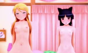 [Uncensored] My Little Sister with an increment of Kuroneko Can’t Allude This Well!?   Addition loops from peer writer (Threefish)